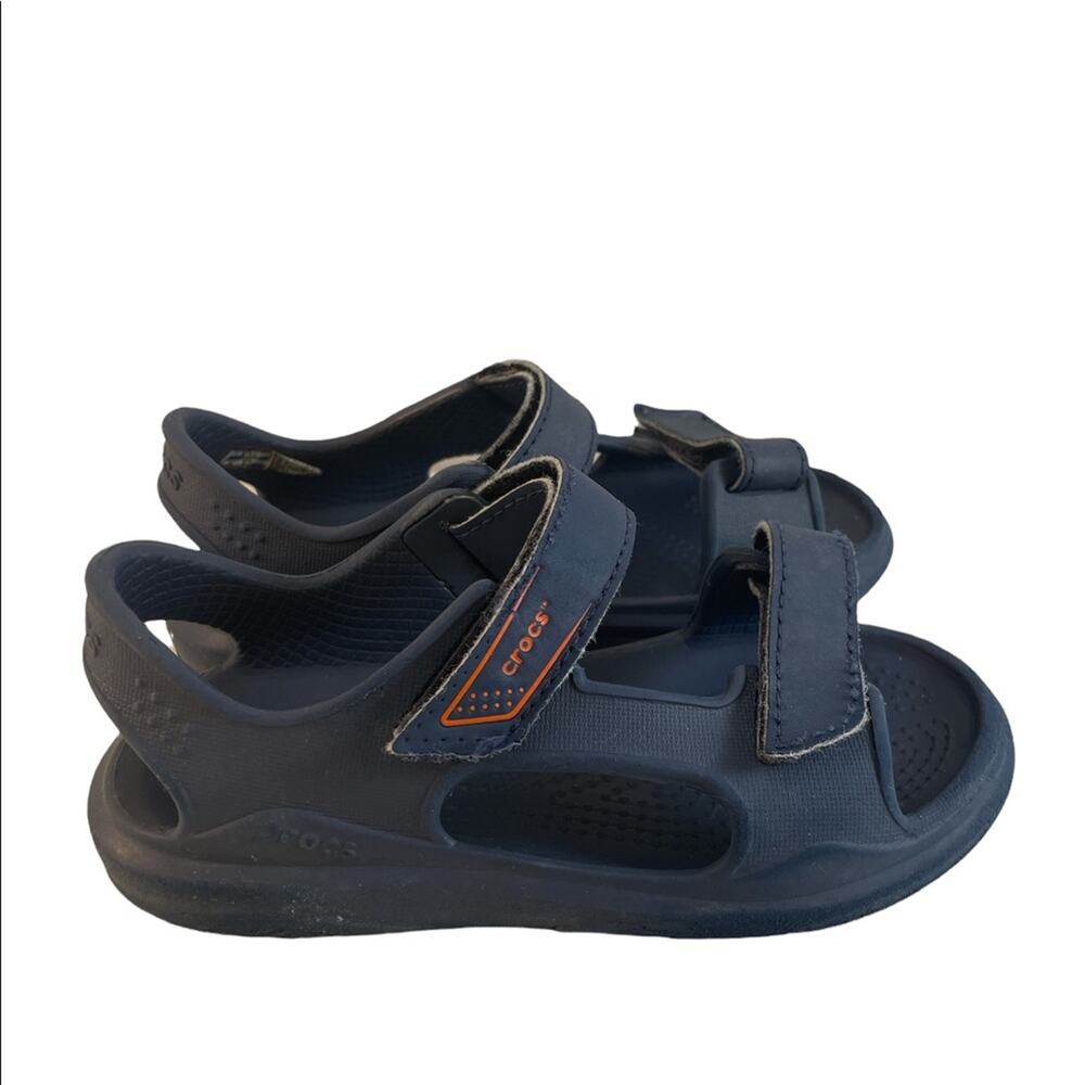 Kids crocs sandals blue size 10 Preowned - Picture 3 of 7